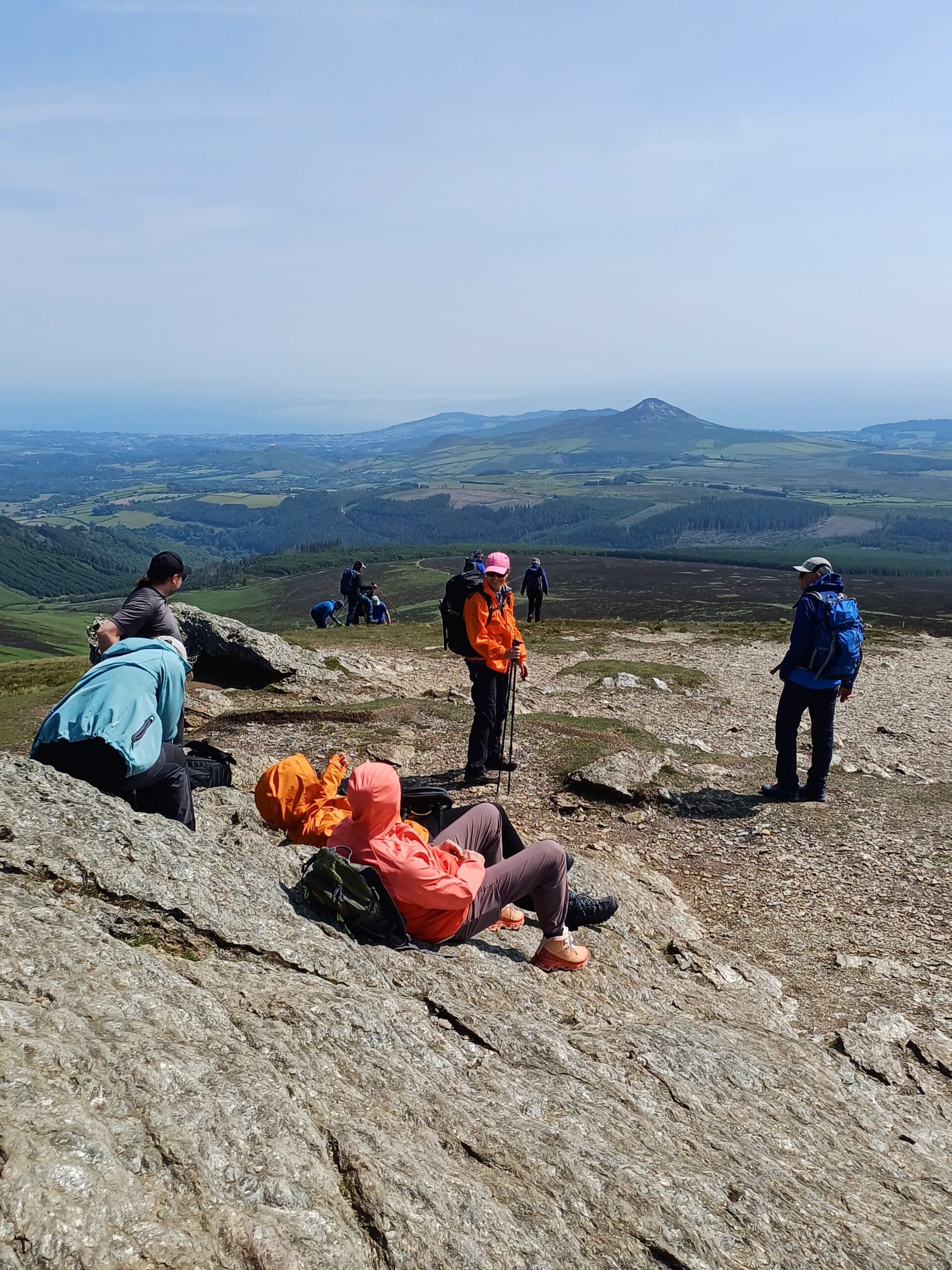 Picnic on Djouce mountain